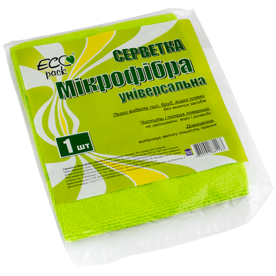 Салфетка микрофибра Универсальная ТМ "ECOpack" 2-1502 фото